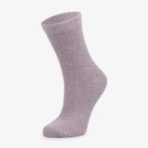 Bolero Silvery Feathered Socks Lilac
