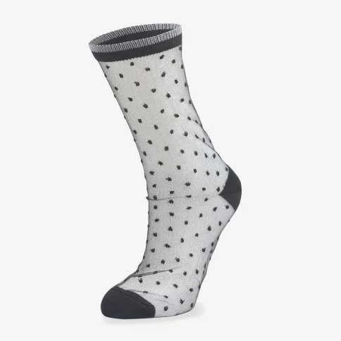 Bolero Siyah Puantiyeli Transparan Tül Çorap - B21
