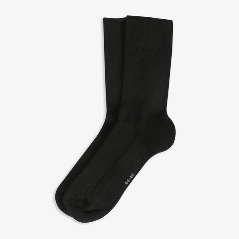 Bolero Siyah Yünlü Diyabetik Şeker Çorabı