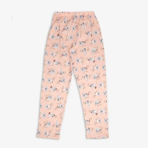 Bolero Women's Long Pink Koala Pajama Bottoms - M08