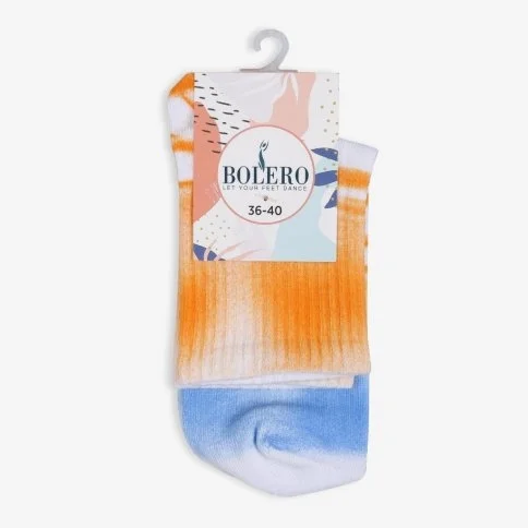 Bolero Women's Tie Dye Socks Orange