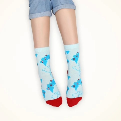 Colorcool Colored Socks World Map