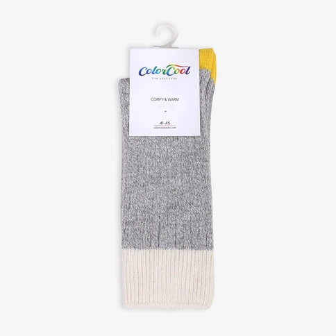 Colorcool Fitilli Kışlık Çorap Gri