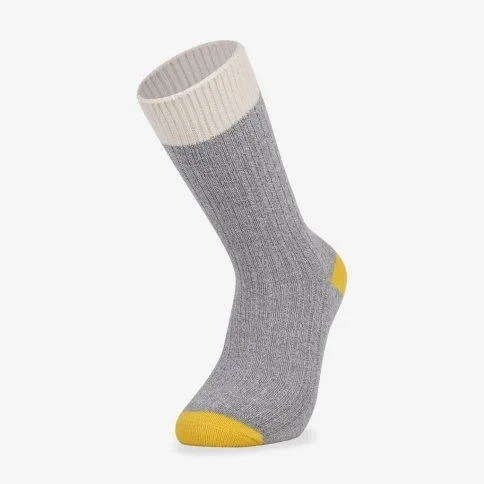 Colorcool Fitilli Kışlık Çorap Gri - E62