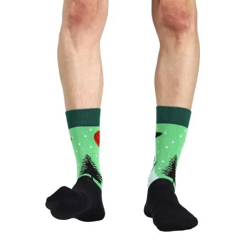 Colorcool Men's Colored Fun Socks Alien