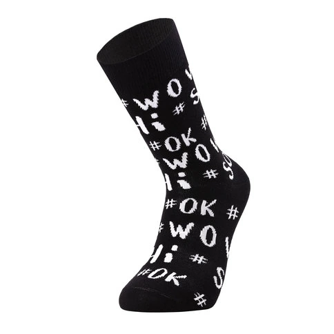 Colorcool Men's Fun Black Socks