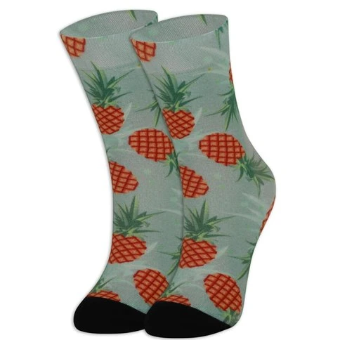 Colorcool Renkli Baskılı Ananaslı Çorap
