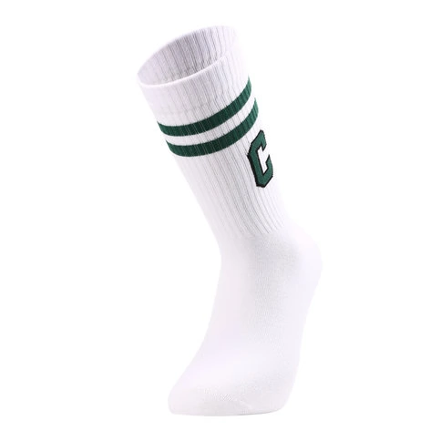 Colorcool White Ribbed Socks