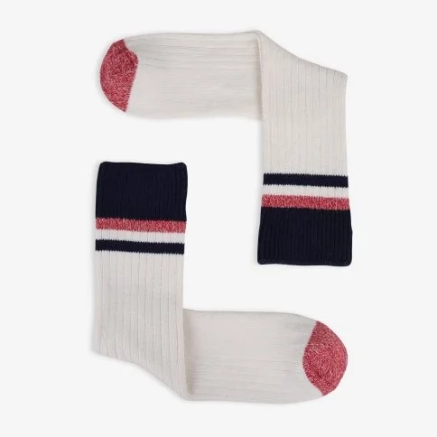 Colorcool Women's Ribbed Winter Socks Cream - E62