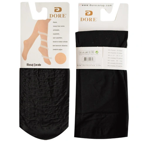 Dore Women's Knee-Heigh Massage Socks Mink