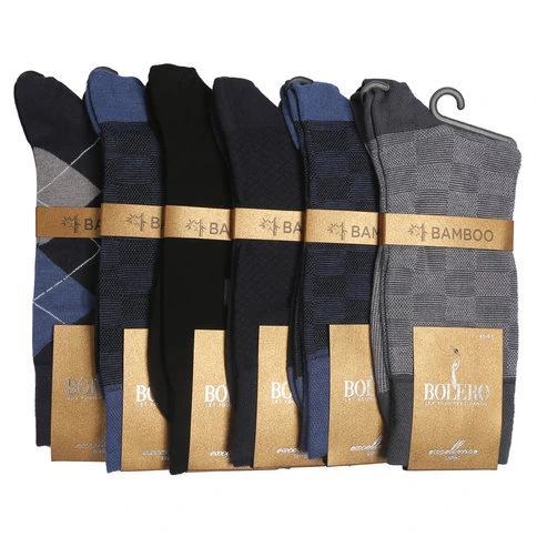 Men's 6-Pack Luxury Summer Bamboo Socks