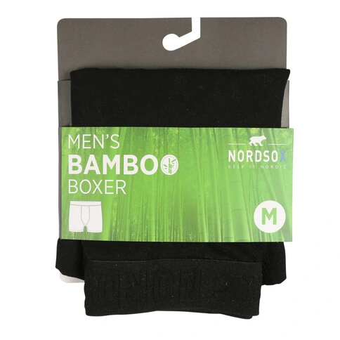 Nordsox Erkek Bambu Siyah Boxer