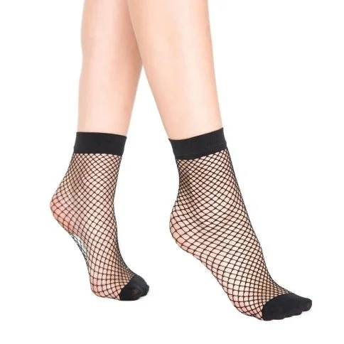 Women's 3-Pack Fishnet Socket Socks