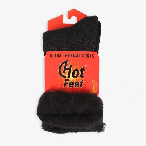 Women's Winter Black Thermal Socks