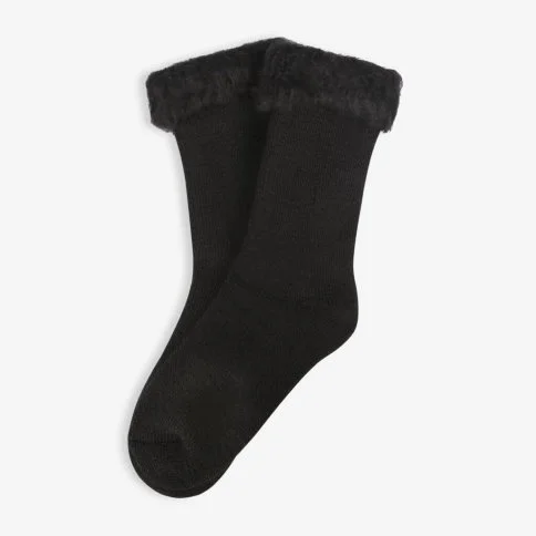 Women's Winter Black Thermal Socks